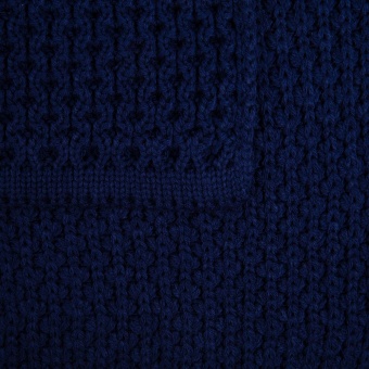 Плед Serenita, темно-синий (сапфир) фото 