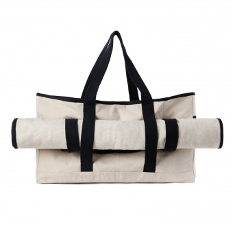 Пляжная сумка VINGA Volonne из переработанного канваса и rPET AWARE™ фото 