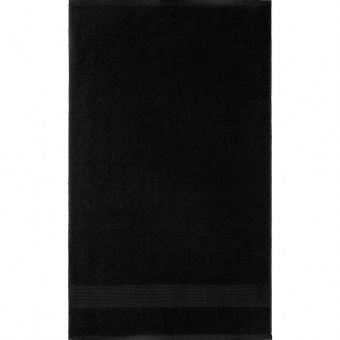 Полотенце махровое «Тиффани», большое, черное фото 