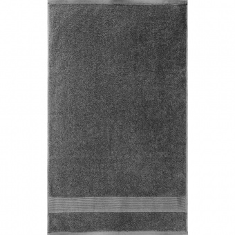 Полотенце махровое «Тиффани», большое, серое фото 