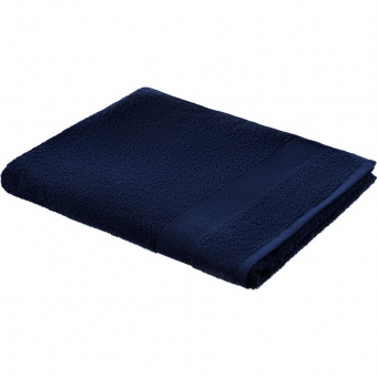 Полотенце махровое «Тиффани», большое, синее (спелая черника) фото 