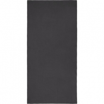 Полотенце вафельное «Деметра», большое, темно-серое фото 