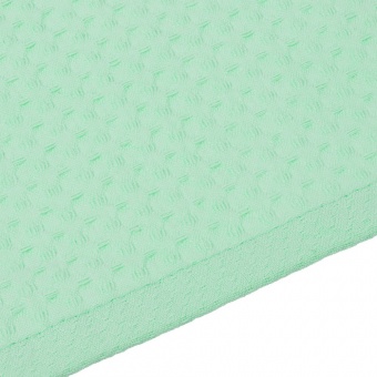 Полотенце вафельное «Деметра», малое, зеленое (зеленая мята) фото 