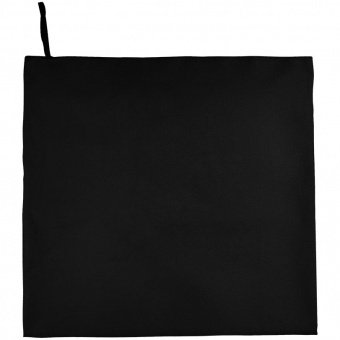 Спортивное полотенце Atoll X-Large, черное фото 