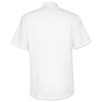 Рубашка мужская с коротким рукавом Collar, белая фото 8