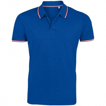 Рубашка поло мужская Prestige Men, ярко-синяя фото 5