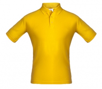 Рубашка поло Unit Virma, желтая фото 2