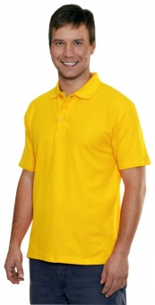 Рубашка поло Unit Virma, желтая фото 4