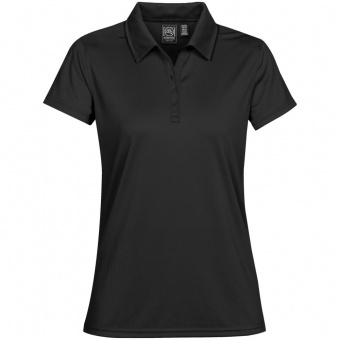 Рубашка поло женская Eclipse H2X-Dry, черная фото 4