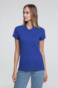 Рубашка поло женская Virma Lady, ярко-синяя фото 2
