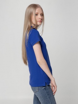 Рубашка поло женская Virma Lady, ярко-синяя фото 11