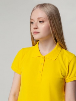 Рубашка поло женская Virma Lady, желтая фото 11