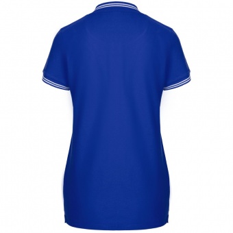 Рубашка поло женская Virma Stripes Lady, ярко-синяя фото 2