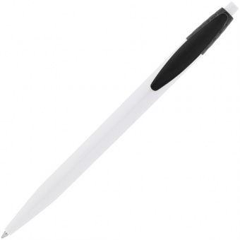 Ручка шариковая Champion, белая с черным фото 