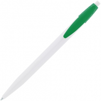 Ручка шариковая Champion ver.2, белая с зеленым фото 