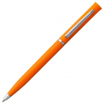Ручка шариковая Euro Chrome, оранжевая фото 