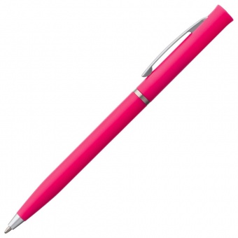 Ручка шариковая Euro Chrome, розовая фото 