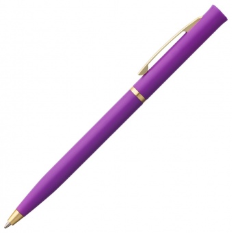 Ручка шариковая Euro Gold, фиолетовая фото 