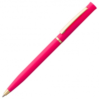 Ручка шариковая Euro Gold, розовая фото 