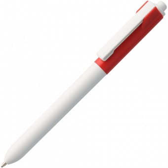 Ручка шариковая Hint Special, белая с красным фото 