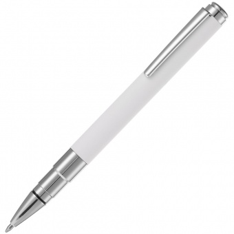 Ручка шариковая Kugel Chrome, белая фото 