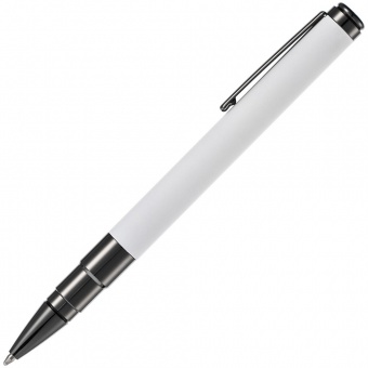 Ручка шариковая Kugel Gunmetal, белая фото 