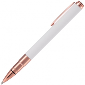 Ручка шариковая Kugel Rosegold, белая фото 