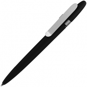 Ручка шариковая Prodir DS5 TSR Metal Clip, черная фото 