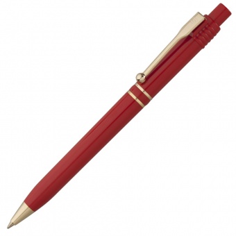 Ручка шариковая Raja Gold, красная фото 