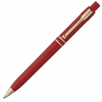Ручка шариковая Raja Gold, красная фото 