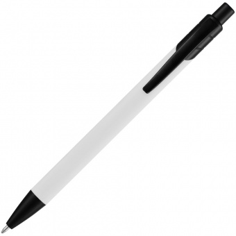 Ручка шариковая Undertone Black Soft Touch, белая фото 