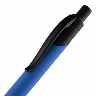 Ручка шариковая Undertone Black Soft Touch, ярко-синяя фото 