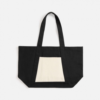 Шопер Shophop, черный с неокрашенным фото 