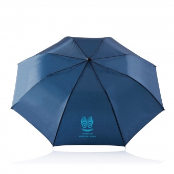 Складной зонт Deluxe 20", темно-синий фото 
