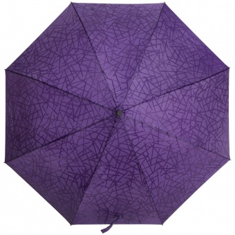 Складной зонт Magic с проявляющимся рисунком, фиолетовый фото 