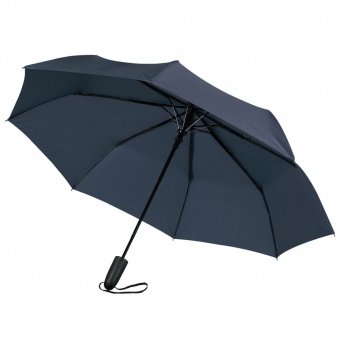 Складной зонт Magic с проявляющимся рисунком, темно-синий фото 
