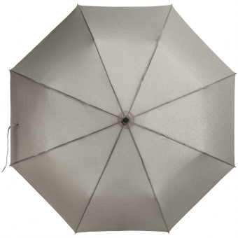 Складной зонт Tracery с проявляющимся рисунком, серый фото 