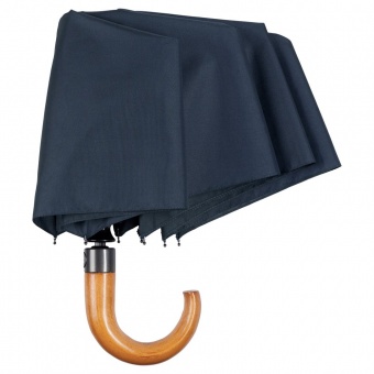 Складной зонт Unit Classic, темно-синий фото 