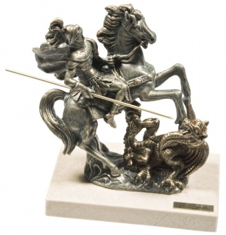Скульптура «Георгий Победоносец», малая фото 