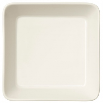 Тарелка Teema, квадратная, белая фото 