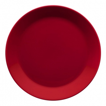 Тарелка Teema, средняя, красная фото 
