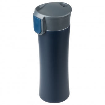 Термокружка вакуумная герметичная Baleo, синяя фото 