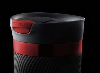 Термостакан Byron, вакуумный, герметичный, красный фото 