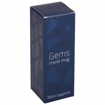 Термостакан Gems Black Sapphire, черный сапфир фото 