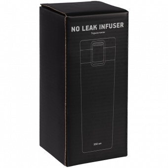 Термостакан с ситечком No Leak Infuser, белый фото 