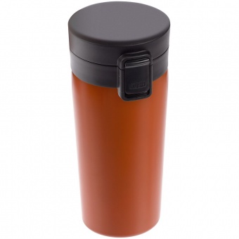 Термостакан с ситечком No Leak Infuser, оранжевый фото 
