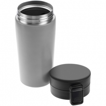 Термостакан с ситечком No Leak Infuser, серый фото 