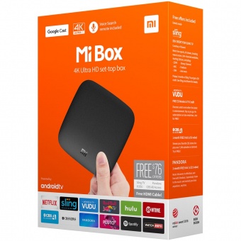 ТВ-приставка Mi TV Box S, черная фото 
