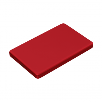 Внешний аккумулятор Atlantis PD 5000mAh с функцией беспроводной зарядки 15W, красный фото 