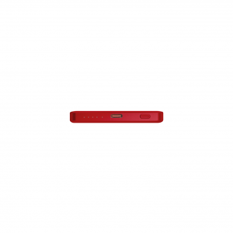 Внешний аккумулятор Atlantis PD 5000mAh с функцией беспроводной зарядки 15W, красный фото 